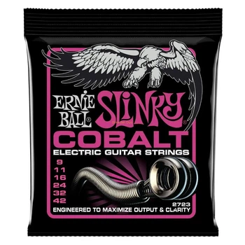 Струны для электрогитары Ernie Ball 2723 Cobalt Slinky 9/42