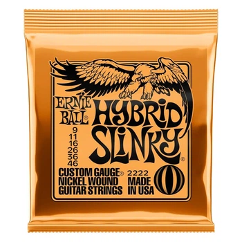 Струны для электрогитары Ernie Ball 3222 9-46 Hybrid Slinky