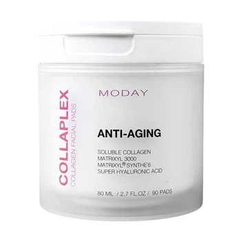 Антивозрастные педы для лица Collaplex Anti-Aging Collagen Facial Pads с коллагеном, пептидами и гиалуроновой кислотой, 90 шт Moday
