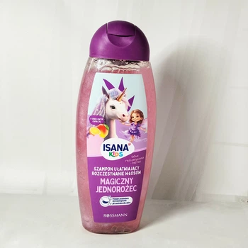Дитячий шампунь для легкого розчісування Isana Kids Чарівний єдиноріг, 300 мл.