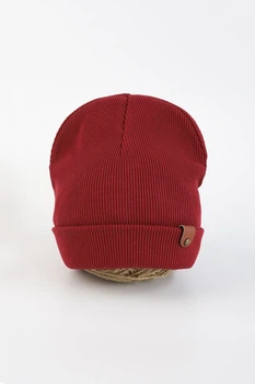 Дитяча демісезонна шапка-біні для дівчинки MagBaby Grant 102014 50-54 см Марсала