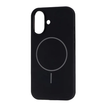 Чохол Silicone Case Full Cover with MagSafe iPhone 16 Black