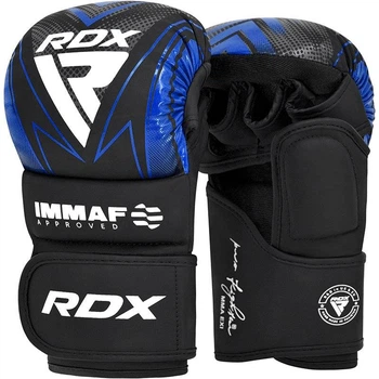 Перчатки для MMA RDX IMMAF Approved Shooter Grappling Gloves (GSR-IMF-1U) Black/Blue L