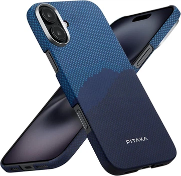 Чохол Pitaka Tactile Woven Case для Apple iPhone 16 Plus (KI1602OTH) Over the Horizon