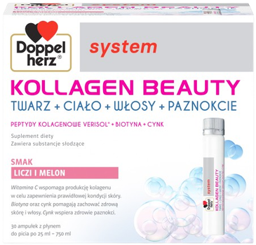 Suplement diety Queisser Pharma Doppelherz System Kollagen Beauty 30 x 25 ml (4009932575309)