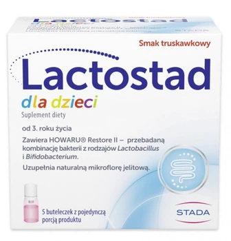 Probiotyk Lactostad dla dzieci 5x7 ml (4011548021408)