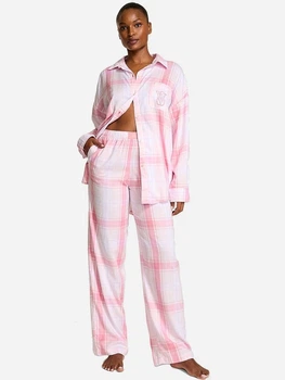 Піжама (сорочка + штани) жіноча Victoria's Secret 896006228 S Рожева (1159858293)