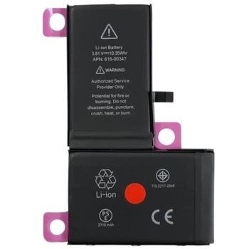 Аккумулятор (Orig IC) для iPhone X (cobalt/оригинальная емкость) 2716mAh
