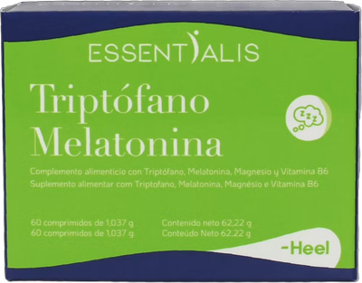 Suplement diety Heel Essentialis Triptofano Melatonina 60 tabletek (8429949196001)