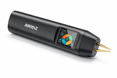 Точечная сварка AwithZ H Series портативная для аккумуляторов 18650 с цветным экраном черный