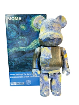 Статуетка Bearbrick Moma The Stary Night 400% 28 см