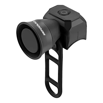 Велосипедный электронный гудок BENGGUO BG-3509, 120DB, IP4, ABS, 2xCR2032, Black