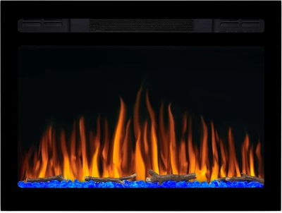 Электрокамин ArtiFlame AF27WR настенный / встраиваемый с 3D эффектом пламени, обогревом и звуком горения огня