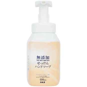 Мило для рук без добавок Kaneyo Hand Soap помпова ємкість з піноутворювачем, 600 мл