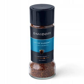 Набір з 3 шт. Розчинна кава Instant безкафеїнова Davidof Decaf Elegant арабіка 100г