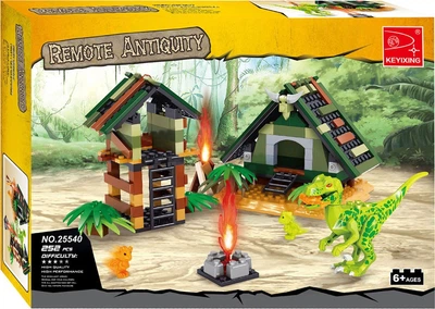 Klocki konstrukcyjne Han Bo Toy Dino Residence 252 elementy 7920571 (8718012049345)