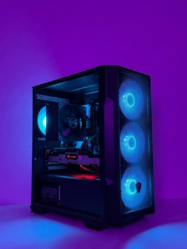 Игровой компьютер QUANTUM PC (Ryzen 5 5500, RTX 5050 8gb, 32 ГБ DDR4, 1 ТБ SSD)
