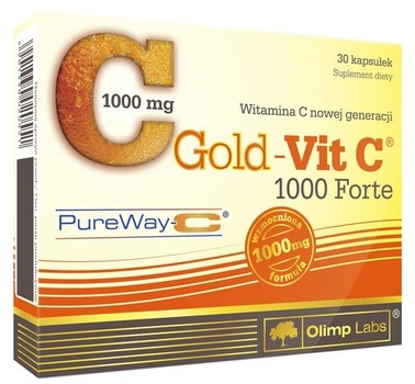 Вітамін C Olimp Gold-Vit C 1000 Forte 30 капсул (5901330020551)
