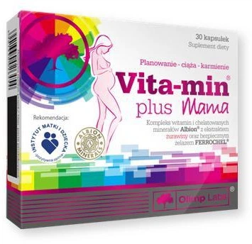 Вітамінно-мінеральний комплекс для жінок Olimp Vita-Min Plus Mama 30 капсул (5901330026454)