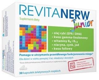 Вітамінно-мінеральний комплекс для дітей Neuraxpharm Arzneimittel Revitanerw Junior 30 капсул (4260598450205)