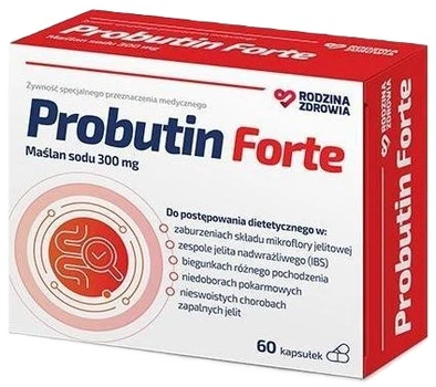 Postbiotyk Silesian Pharma Probutin Forte 60 kapsułek (5902666655912)