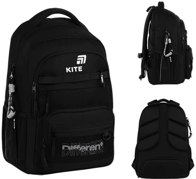 Рюкзак підлітковий Kite Education teens Different 45x31x15.5 см 21 л Чорний (K26-1019L-2)