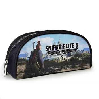 Пенал шкільний No Brand Sniper Elite 23x10x8 см Чорний (3858)