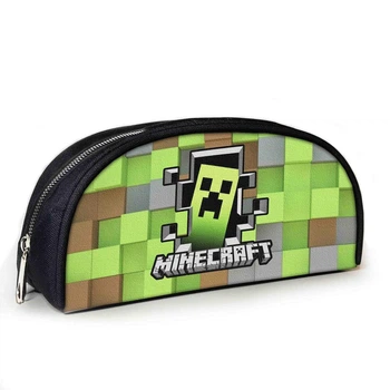 Пенал шкільний No Brand Minecraft Кріпер 23x10x8 см Чорний (02829)