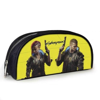Пенал шкільний No Brand Cyberpunk 2077 23x10x8 см Чорний (3844)
