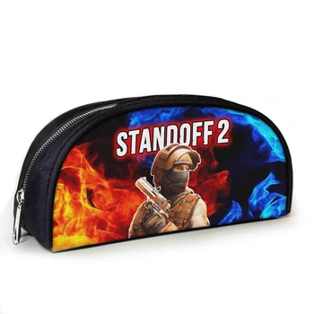 Пенал шкільний No Brand Standoff 2 23x10x8 см Чорний (3925)