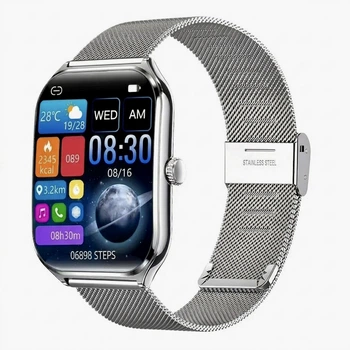 Смарт-годинник Lemfo FitCloudPro MT61s AMOLED Silver (FCP000MT61SBS)