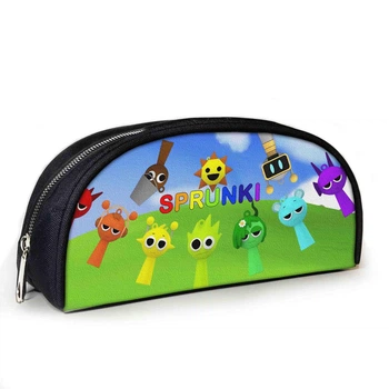 Пенал шкільний No Brand Sprunki 23x10x8 см Чорний (3857)