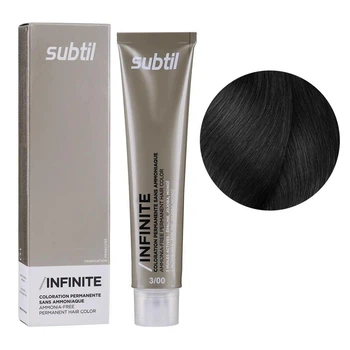 Безаміачна крем-фарба Subtil для волосся Infinite Permanent Hair Color 3.00 Темний шатен інтенсивний 60 мл