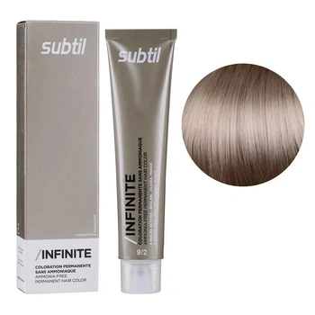 Безаміачна крем-фарба Subtil для волосся Infinite Permanent Hair Color 9.2 Дуже світлий перламутровий блонд 60 мл