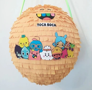 Піньята Тока Бока Toca Boca жовта
