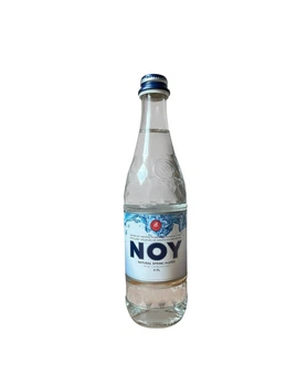 ПРИРОДНА ПИТНА ВОДА (ДЖЕРЕЛЬНА) «НОЙ» (НЕГАЗОВАНА). 0,5 л, скло