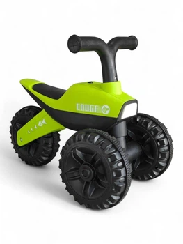 Детский толокар Scooter Cooge 6199 с музыкой и подсветкой возраст от 1 года Black-Neon Green