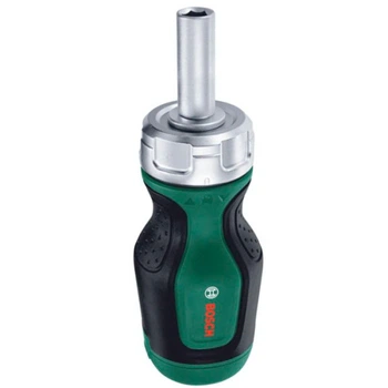 Отвертка реверсивная Bosch (PZ, PH, SL, TX, HEX) с храповым механизмом + биты 6 шт (26757)