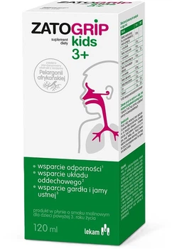 Дієтична добавка Lekam Zatogrip Kids 3+ 120 мл (5906720537671)