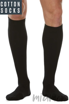 Гольфи-Шкарпетки високі чоловічі бавовняні MasterStep 1050 Cotton (2 пари) 44-46 Чорні