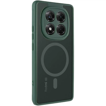 Чехол Накладна TPU CaseIT Blom with Magnetic Ring MagSafe для Xiaomi Xiaomi Redmi Note 14 Pro 4G Green