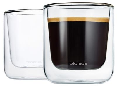 Zestaw szklanek do espresso Blomus Nero 2 x 200 ml (4008832636530)