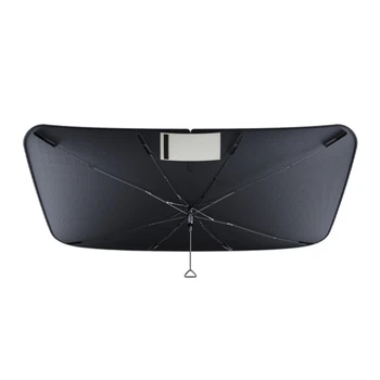 Автомобільна сонцезахисна парасолька шторка Remax ZY001 SunShade Umbrella (145 x 81 см). Black
