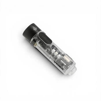 Ліхтар-брелок VIDEX VLF-AK012 400Lm, Li-ion 3.7V 250mAh, USB-C, IP66 – міні світлодіодний ліхтар з UV-підсвіткою для щоденного використання
