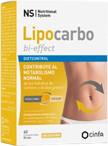 Suplement diety NS Cinfa Nutritional System Lipocarbo Bi-Effect 60 tabletek (8470001912763)