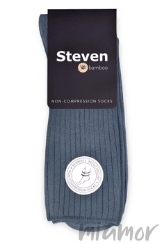 Носки мужские бамбуковые без давления Steven 165 41-43 Темно-серые