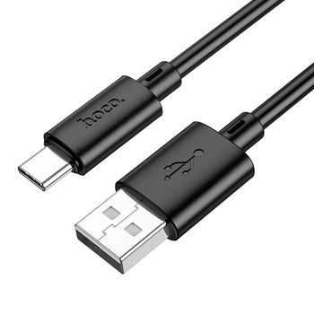 Кабель HOCO Type-C Gratified charging data cable X88 |2m, 3A| Black