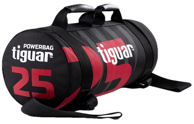 Болгарский тренировочный мешок Tiguar 25 кг Черно-красный TI-PB025V3 (5902860492795)