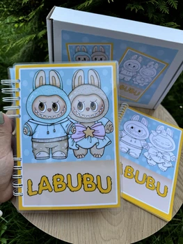 Ламинированный альбом на липучках «Labubu» А5