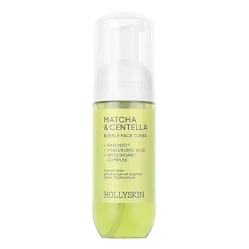 Пенный тонер HOLLYSKIN Matcha & Centella для уменьшения видимых признаков раздражения 150 ml 5,07 fl oz